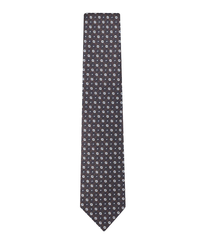 Tommy Hilfiger Men's Hugo Floral Medallion Pattern Classic Tie