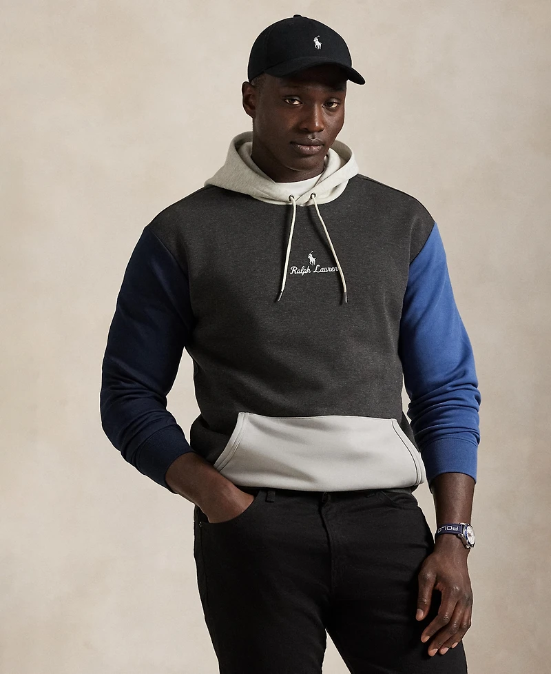 Polo Ralph Lauren Men's Big & Tall Long-Sleeve Logo Double-Knit Hoodie