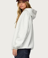 Edikted Women's Gali Plaid 67 Oversized Hoodie