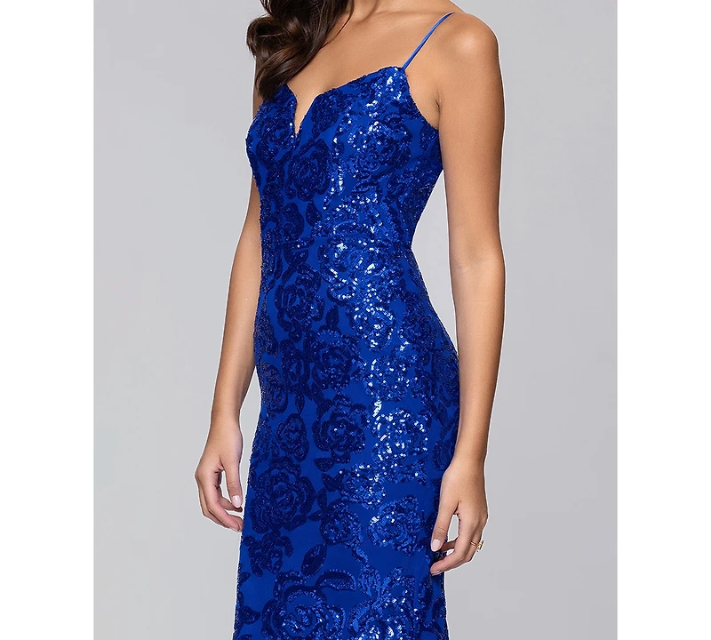 Blondie Nites Juniors' Sequin Detail Ball Gown