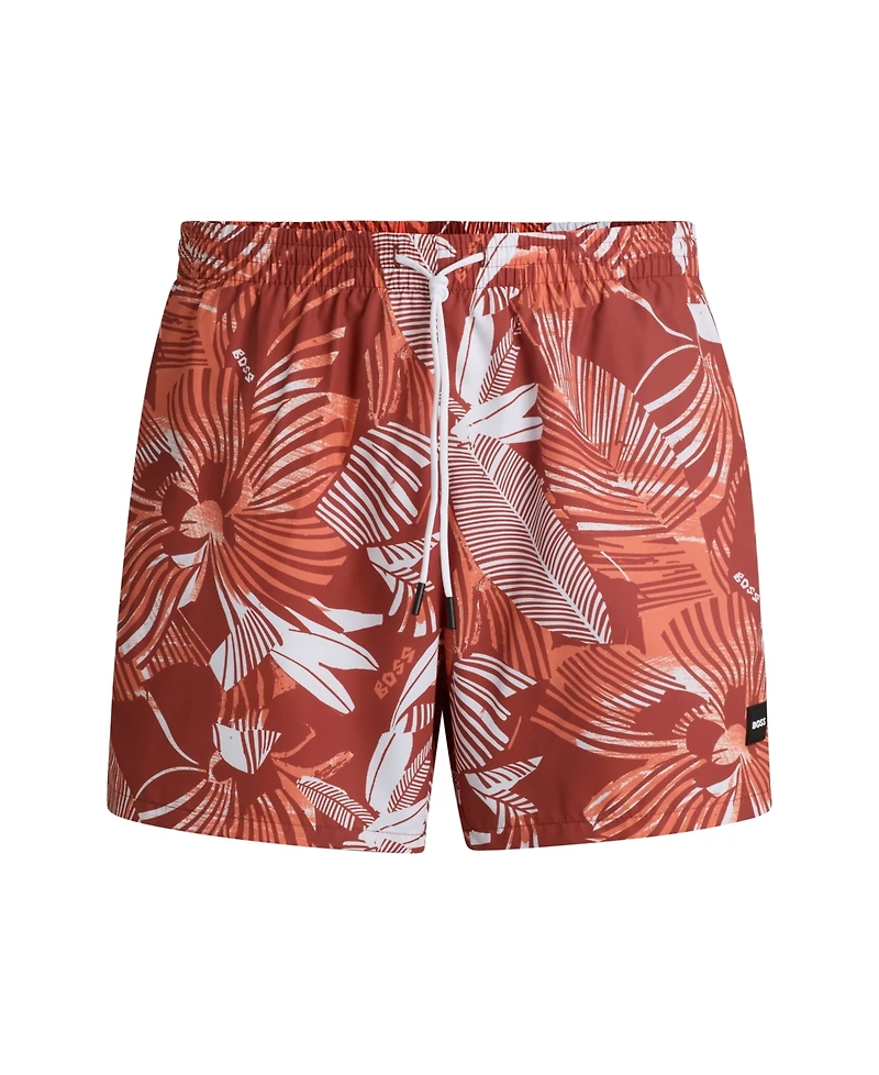 Boss by Hugo Men's Monogram Swim Shorts