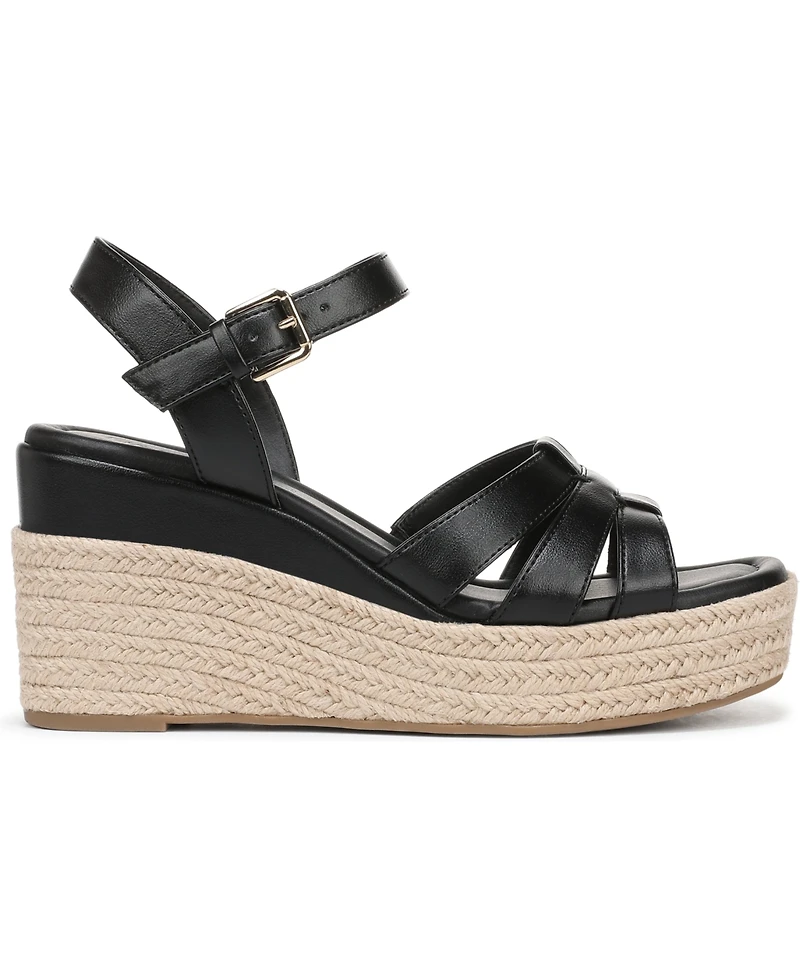LifeStride Women's Havana Espadrille Wedge Sandals