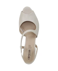 LifeStride Women's Theo Peep Toe Pumps