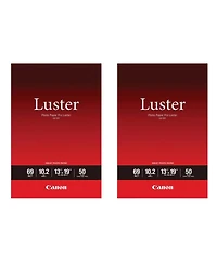 Canon Canon 2 Pack Lu-101 Pro Luster Photo Paper (13x19", 50 Sheets, 255 gsm)