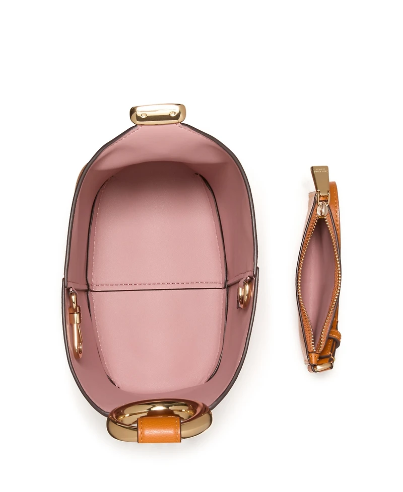 kate spade new york Halo Mini Smooth Leather Bucket Bag