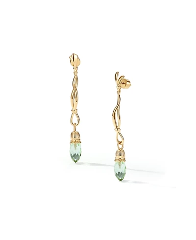 Retro Chic Nut Fairy Dangle Earrings