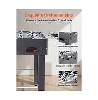 Slickblue Foosball Table for Indoor Home Game Room, Standard Size Soccer Game