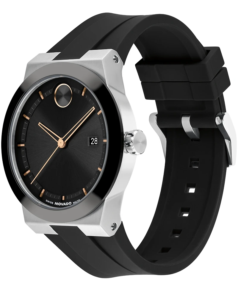 Movado Men's Bold Fusion Swiss Quartz Silicone Watch
