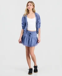 Madden Girl Juniors' Crochet Mini Skirt