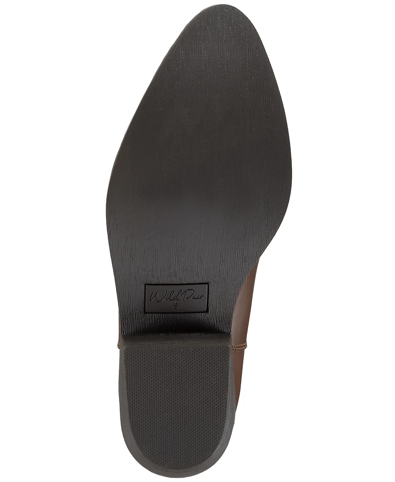 Wild Pair Women's Denise Block Heel Western Boots, Macy's Exclusive