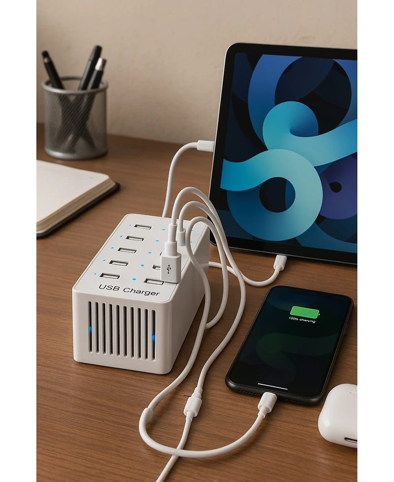 3p Experts 10 Ports Usb Hub