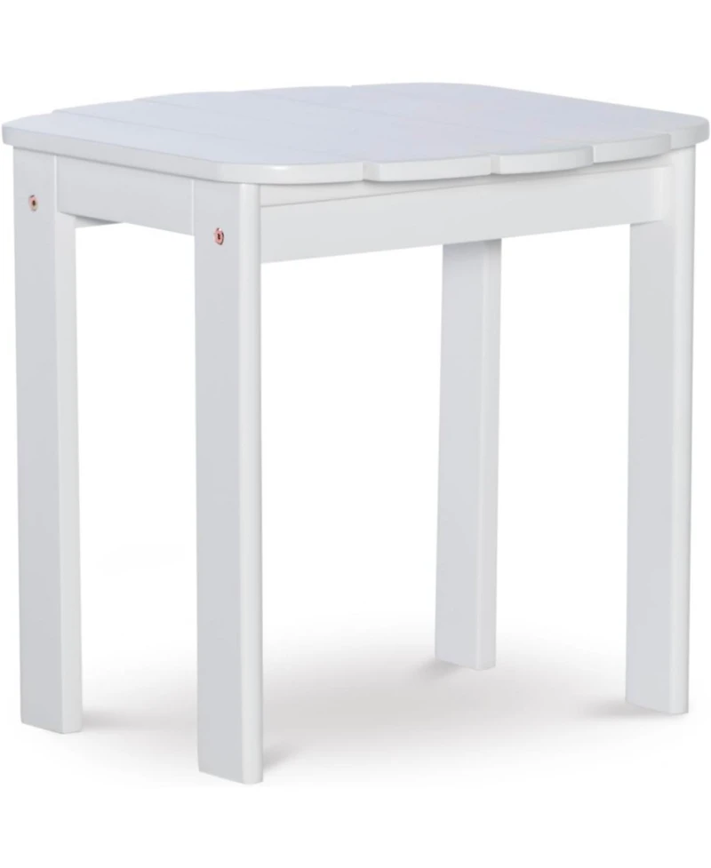 Linon White Adirondack End Table
