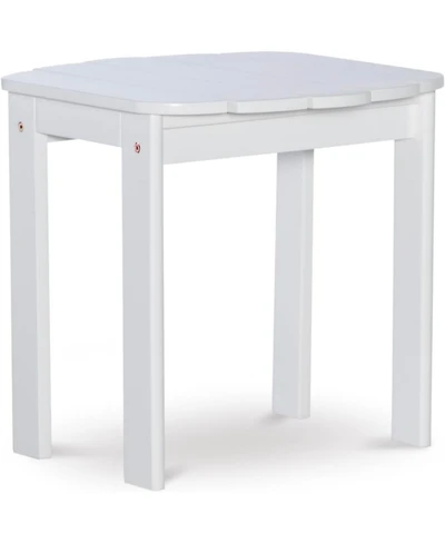 Linon White Adirondack End Table