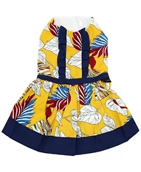 Parisian Pet Dress Tribal Leaves
