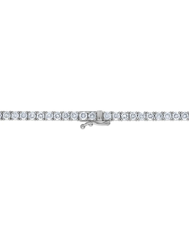 Macy's Diamond Tennis Necklace (12 ct. t.w.) in 14k White Gold