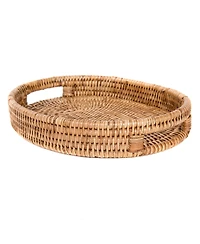 Artifacts Rattan Oval Vanity Tray