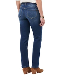 Democracy Petite Ab Solution High-Rise Straight Jeans
