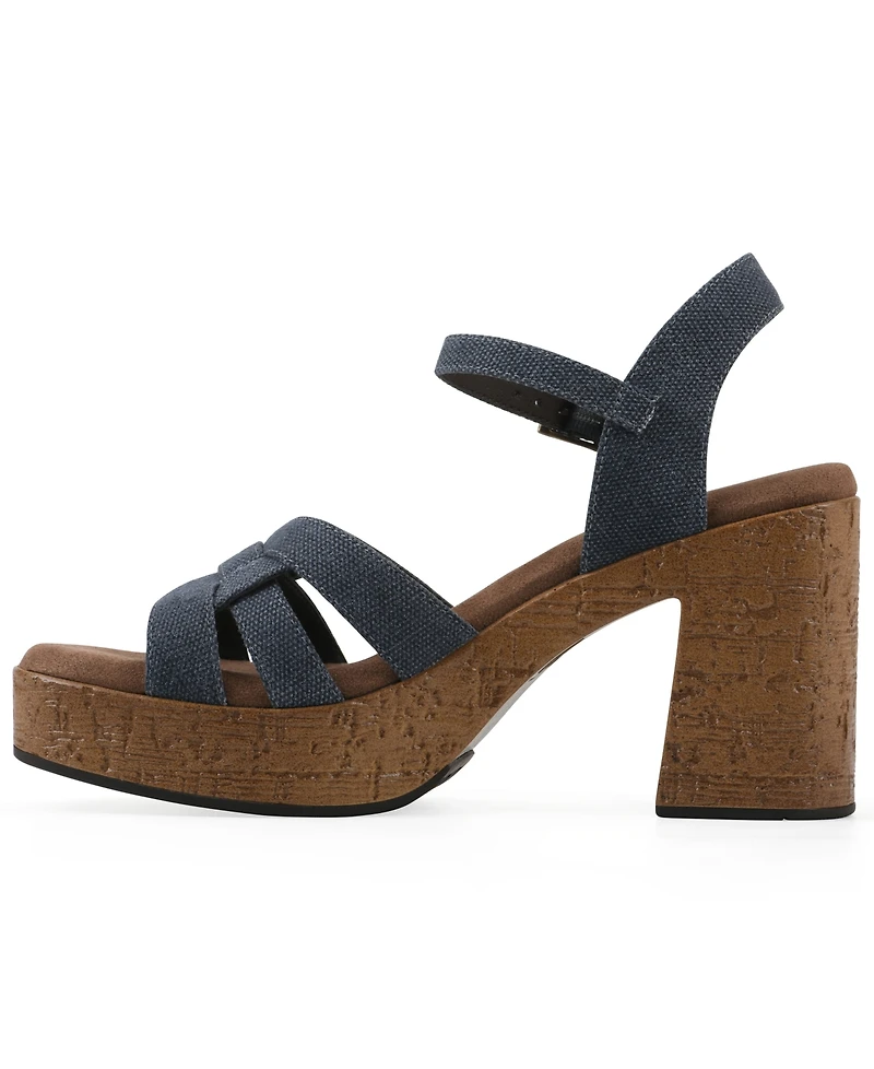 White Mountain Women's Barista Platform Sandal