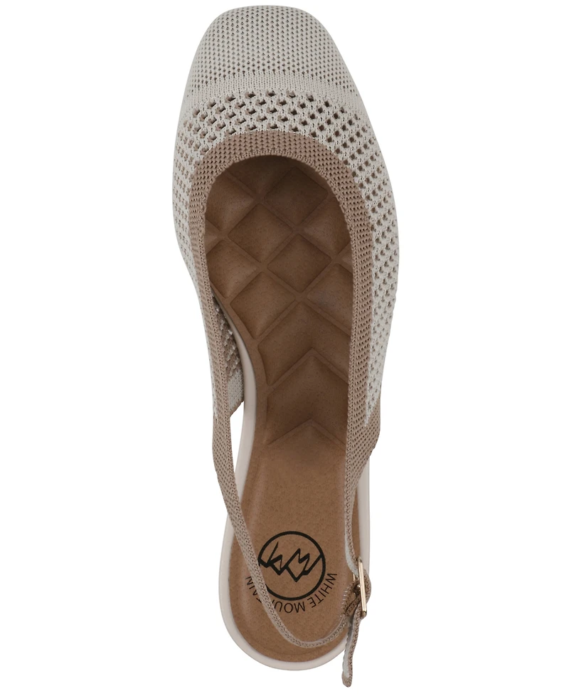 White Mountain Women's Bonie Slingback Flats