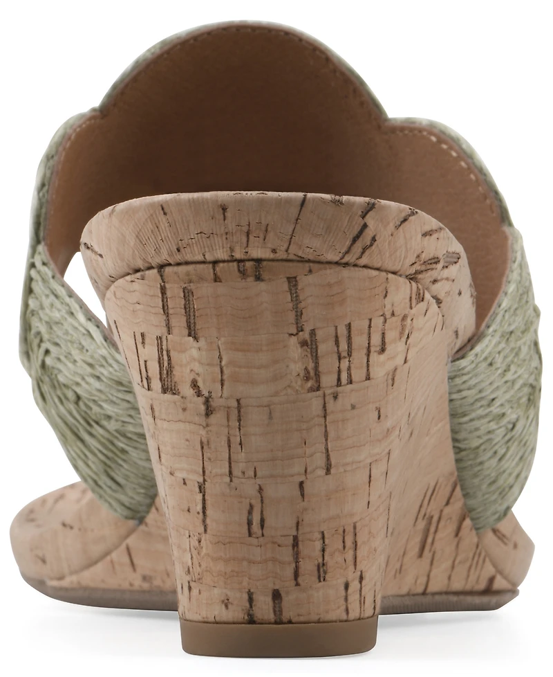 White Mountain Women's Affogato Wedge Sandals