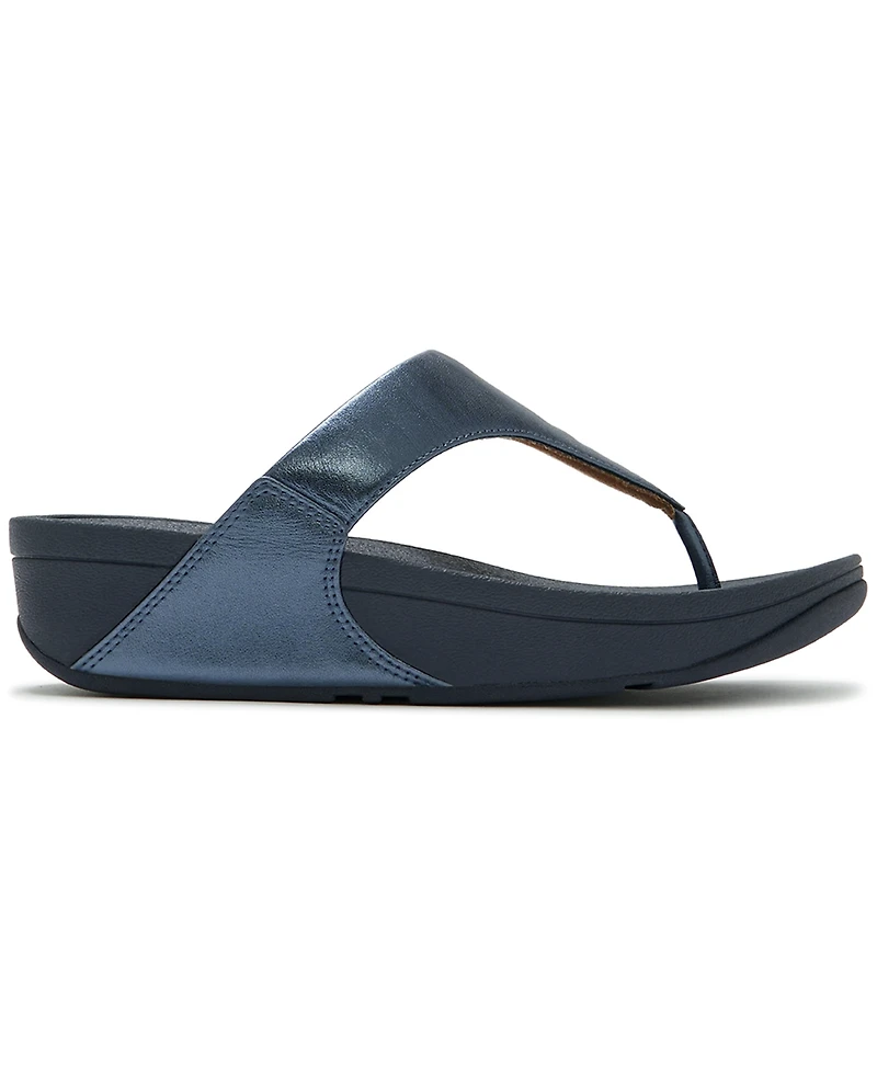 FitFlop Women's Lulu Leather Toe-Thongs Sandals