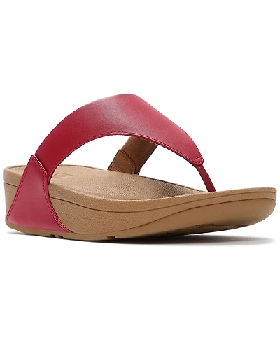 FitFlop Women's Lulu Leather Toe-Thongs Sandals