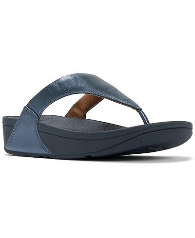 FitFlop Women's Lulu Leather Toe-Thongs Sandals