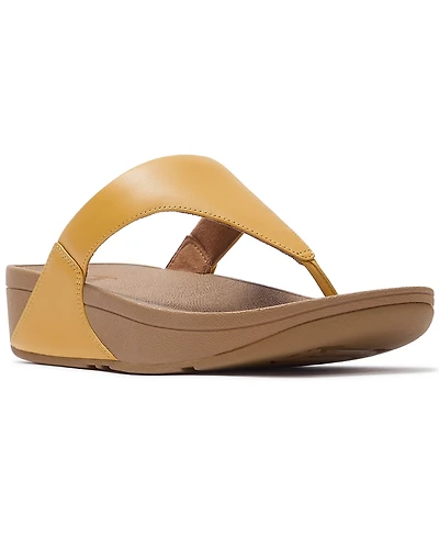 FitFlop Women's Lulu Leather Toe-Thongs Sandals