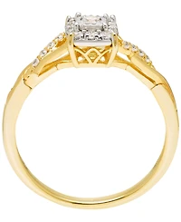 Macy's Diamond Bridal Set (1/4 ct. t.w.) in 10k Two Tone Gold