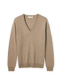 Gobi Cashmere Women's Timeless V-Neck Sweater