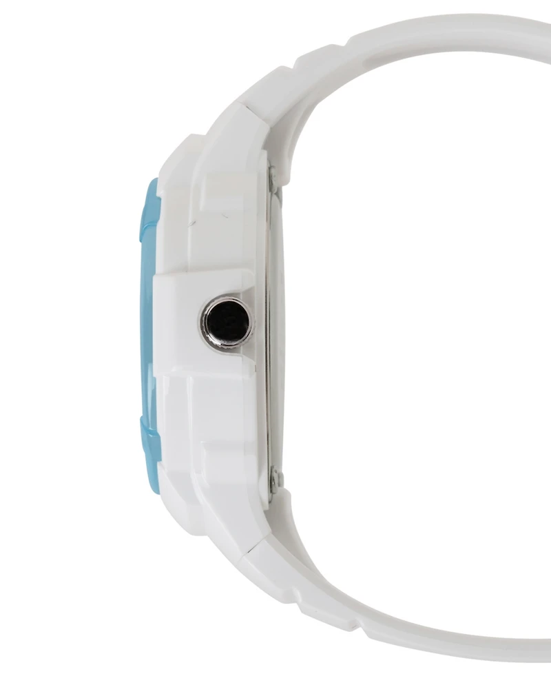 Casio Women's Japanese Quartz White Resin Watch, 34.7mm