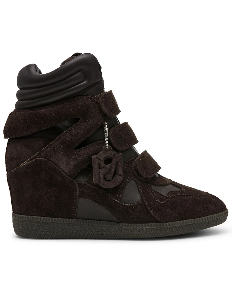 Steve Madden Women's Mavis High-Top Lace-Up Wedge Sneakers