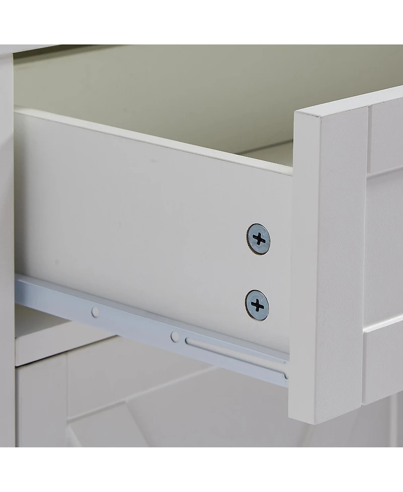 Casainc 68" White Freestanding Tall Kitchen Cabinet