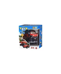 Robocar Poli 4" Transforming Robot – Poacher Villain Car | Toys for Kids' Role Play & Imaginative Fun