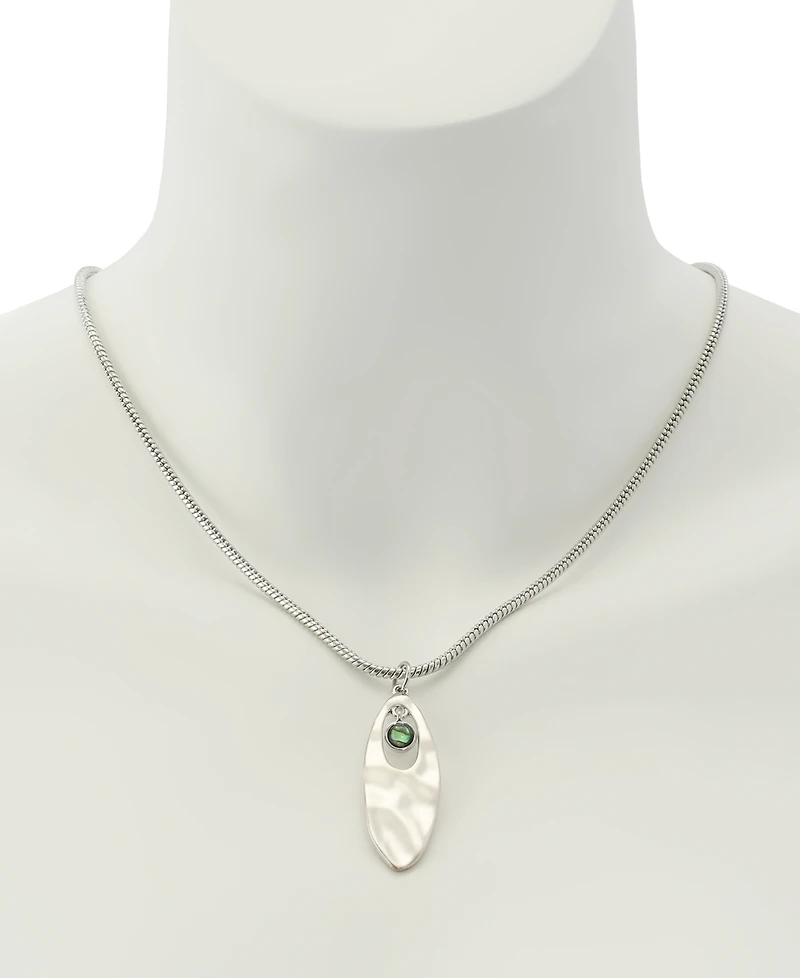 Robert Lee Morris Soho Abalone Pendant Necklace