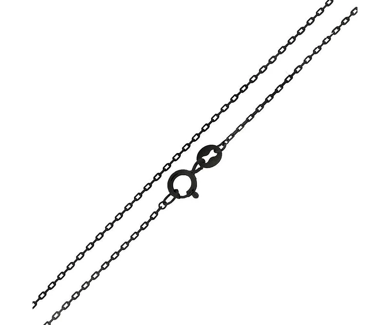 Suzy Levian Sterling Silver Cubic Zirconia Pave Marquise Large Disk Pendant Necklace