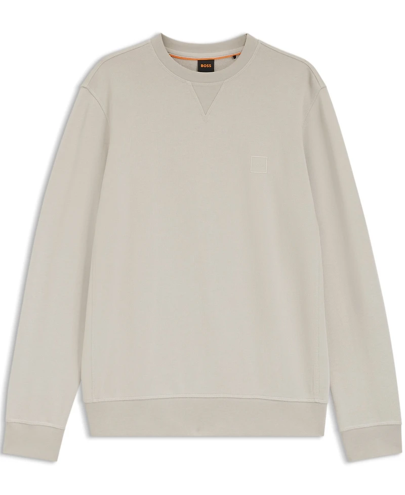 Boss by Hugo Men's Cotton-Terry Regular-Fit Sweatshirt