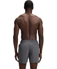 Boss by Hugo Men's Contrast-Logo Swim Shorts