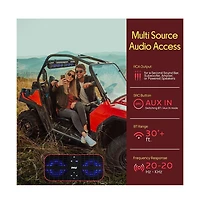 Pyle 32'' Powered Atv/Utv Soundbar System with Bluetooth & Led Lights (PWPSB3203)