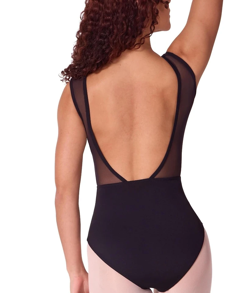 Capezio Women's Soft Elegance Asymmetrical Boat Neck Leotard