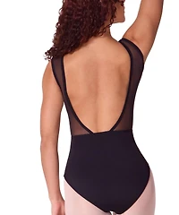 Capezio Women's Soft Elegance Asymmetrical Boat Neck Leotard