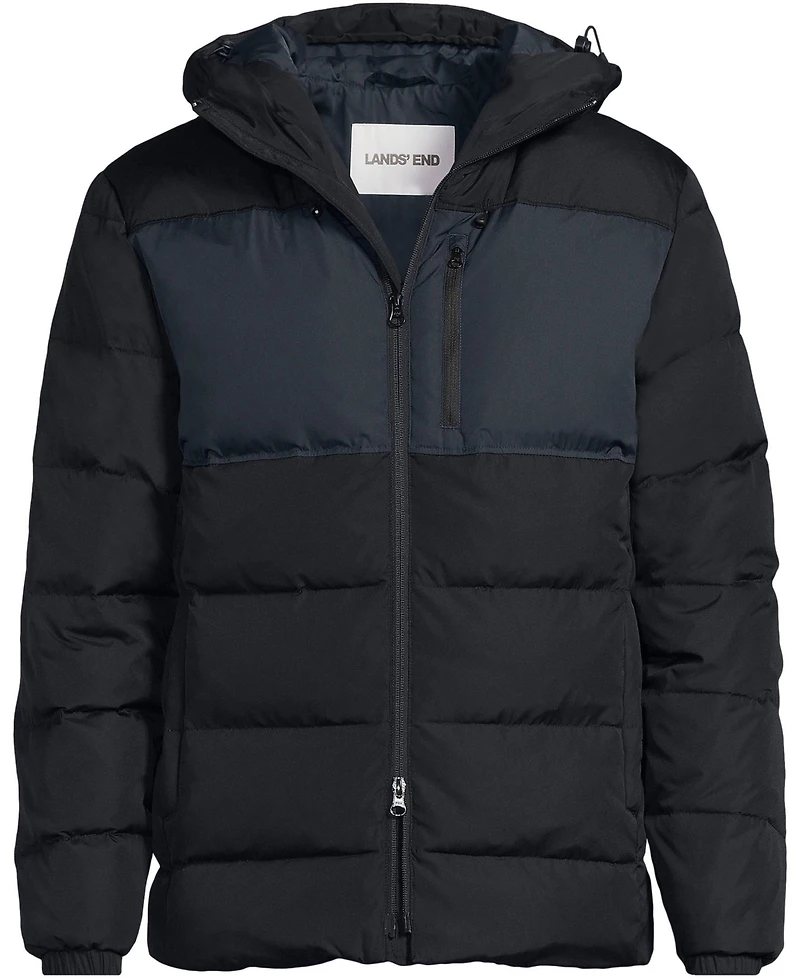 Lands' End Men's Max 600 Down Puffer Hooded Jacket