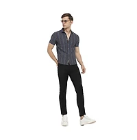 Campus Sutra Men's Multicolour Contrast Knitted Shirt