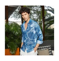 Campus Sutra Men's Jellyfish Contrast Shirt