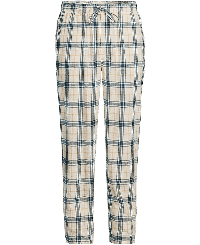 Lands' End Big & Tall Flannel Pajama Pants