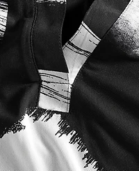 I.n.c. International Concepts Women's Long-Sleeve Printed Mesh Collared Top, Macy's Exclusive