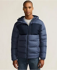 Lands' End Big & Tall Max 600 Down Puffer Hooded Jacket