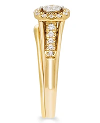 Macy's Diamond Bridal Ring (1/4 ct. t.w.) in 10k Yellow Gold