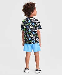 Nike Boys' 4-7 Printed T-Shirt & Shorts 2-Piece Set
