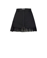 Pcfg Women's Black Pleated Skirt